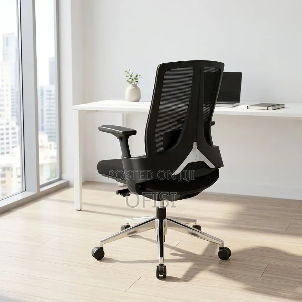 Office Chair; Mesh Swivel Orthopedic Office Chair