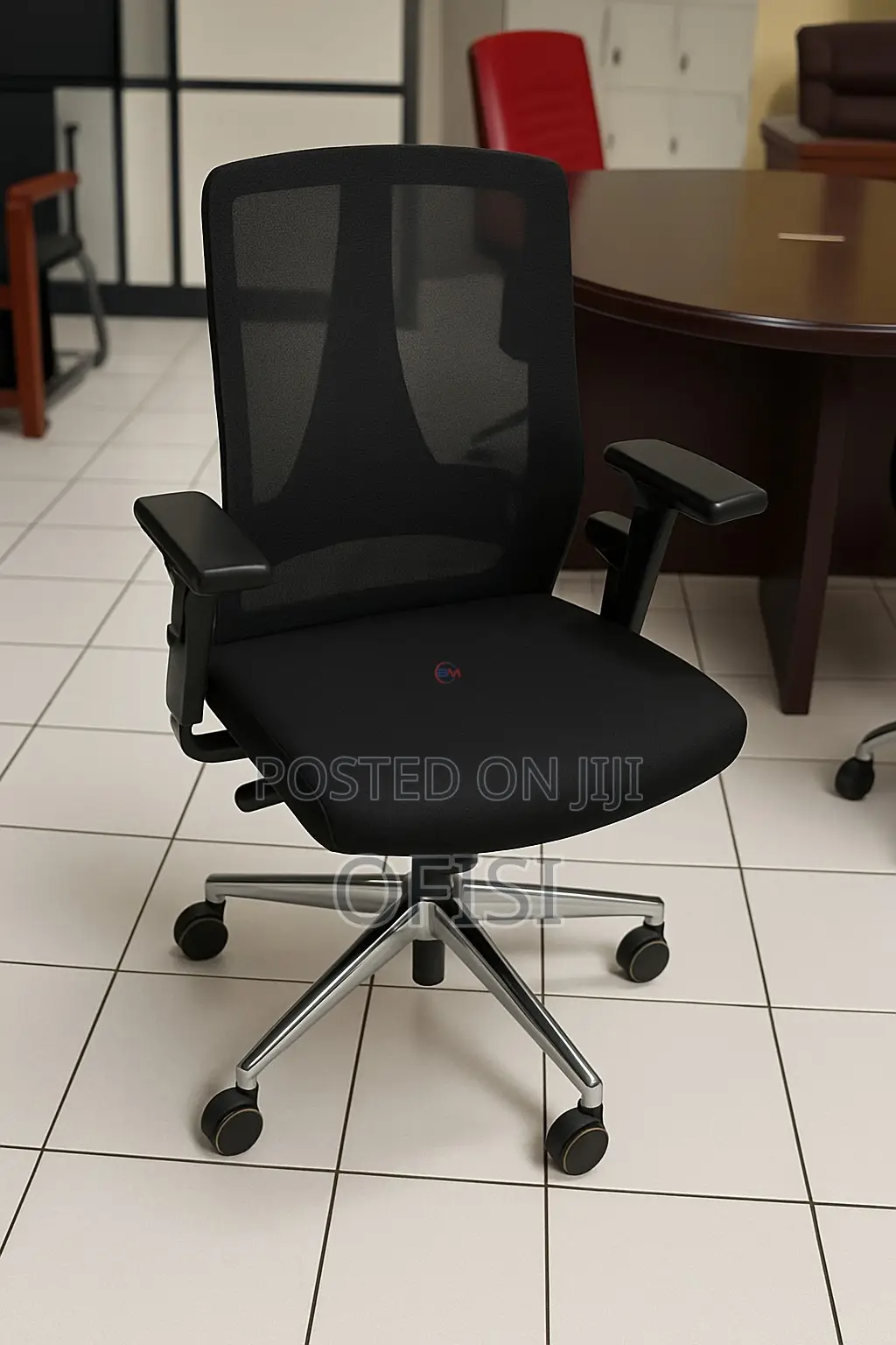 Office Chair; Mesh Swivel Orthopedic Office Chair
