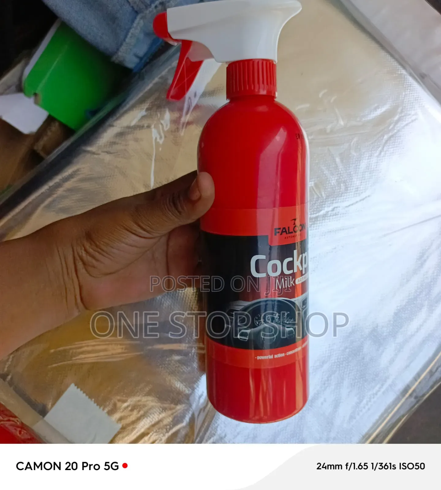 Falcon Cockpit Milk for Dashboard & Plastic Surfaces