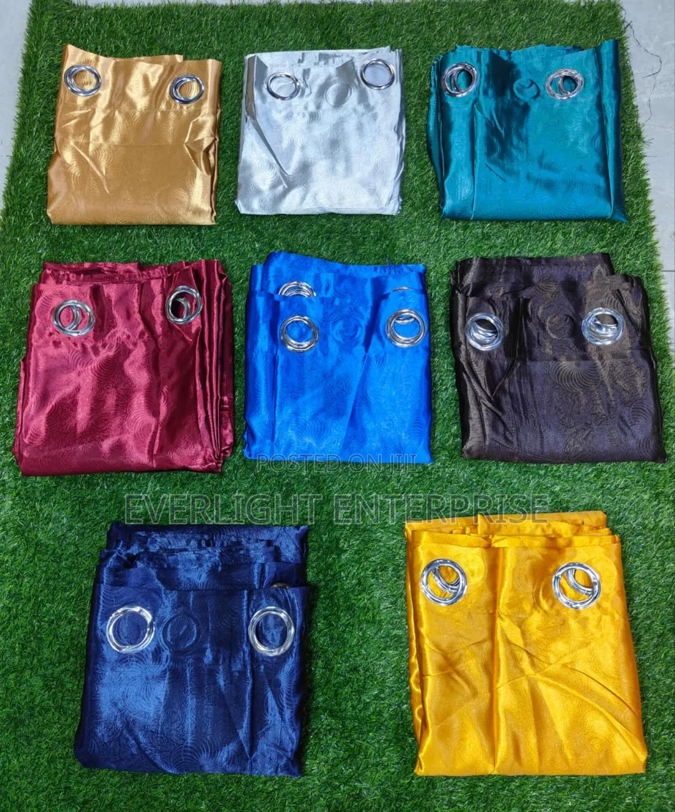 2pcs  Curtains Without Sheers