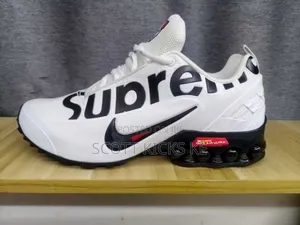 Nike Airmax Supreme “White Black “
Quality Leather
