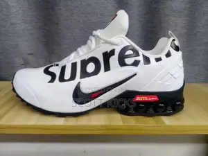 Nike Airmax Supreme “White Black “
Quality Leather