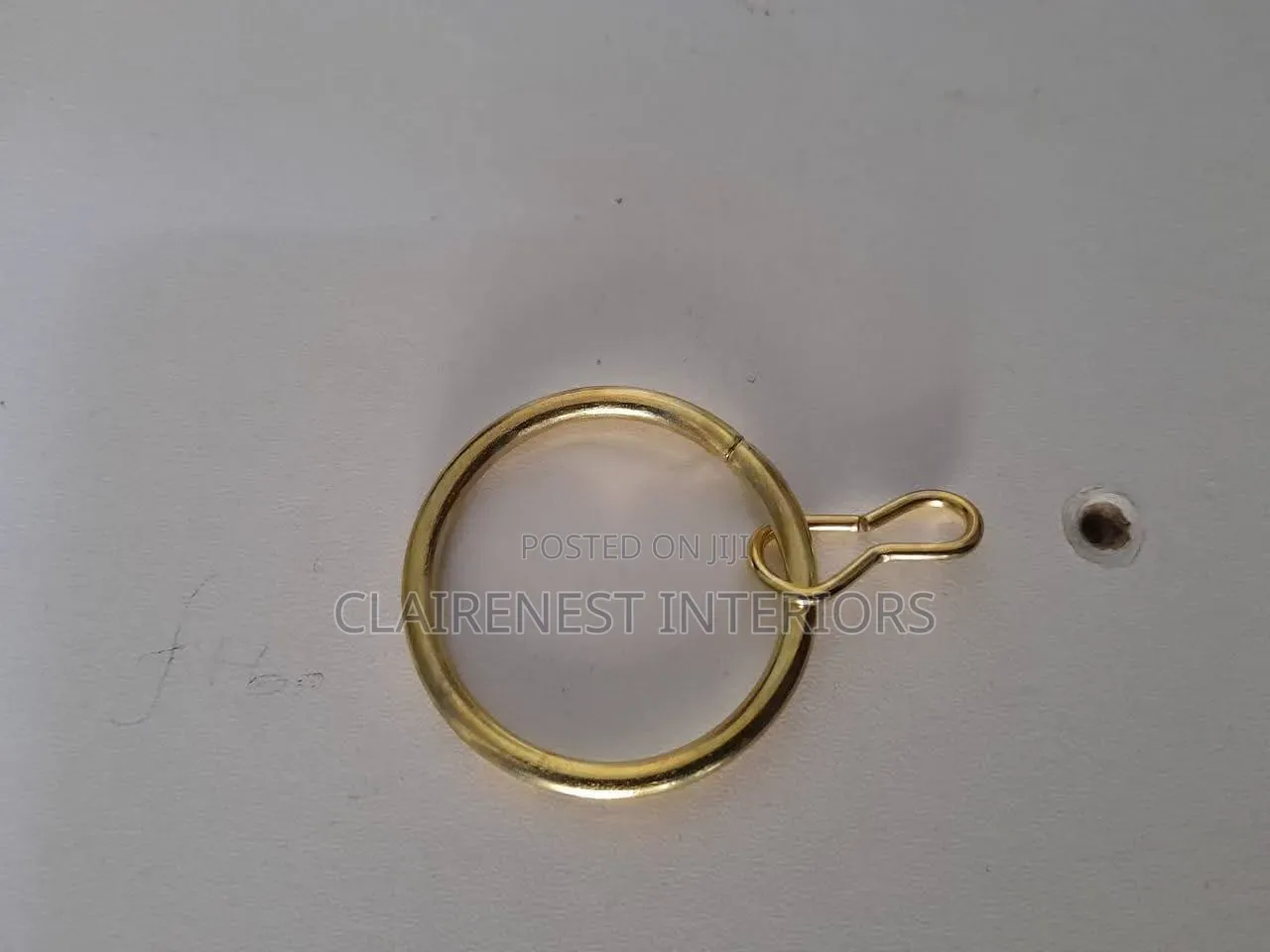 Upgrade Your Drapery With Beautiful Hardware Gold Rings