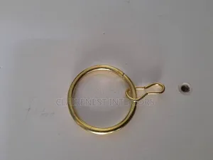 Upgrade Your Drapery With Beautiful Hardware Gold Rings