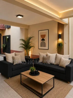 Box Shaped 5 Seater Sofa