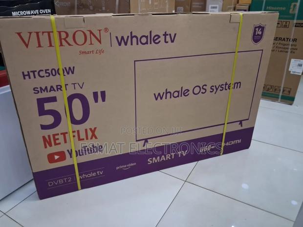 Vitron 50 Inch 2K QLED Whale TV | HTC50QW | New 2026 Model