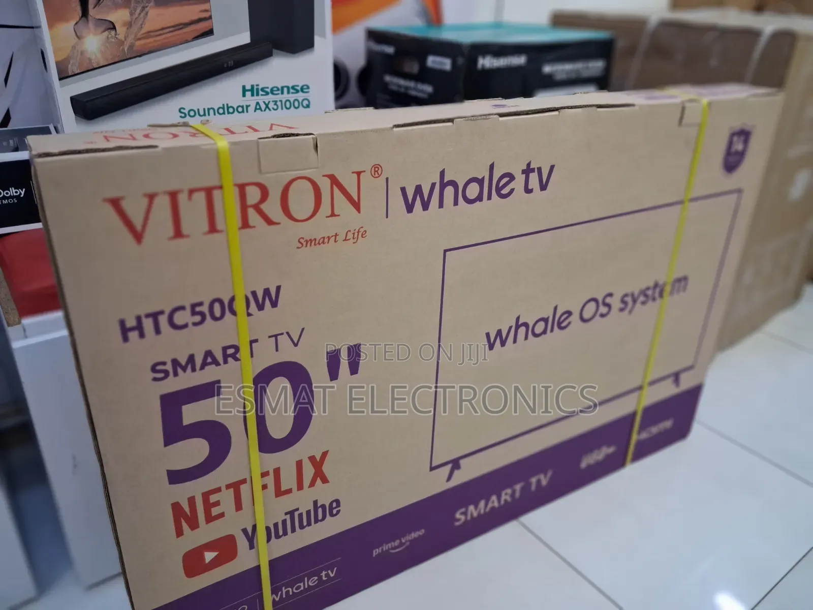 Vitron 50 Inch 2K QLED Whale TV | HTC50QW | New 2026 Model