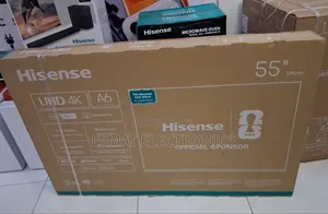 Hisense 55” 55A6 Inches Smart 4K UHD Frameless