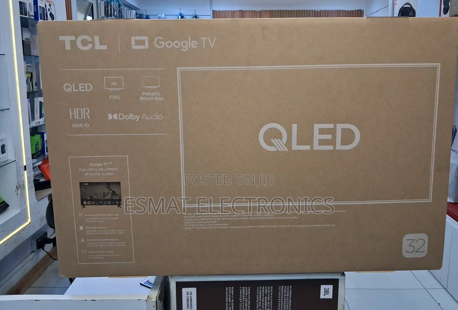 TCL 32 Inch 32S5K 2K QLED Google TV