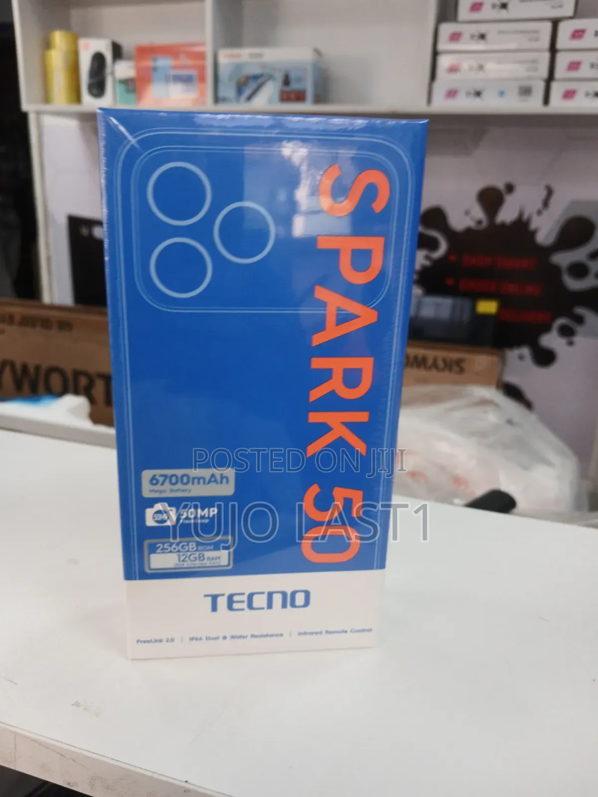 New Tecno Spark 50 128 GB Blue