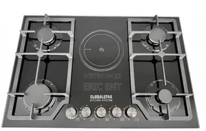 Globalstar 5 Burner GS-5G22 4 Gas+ 1electric Stove Hob Inbuilt Cooker