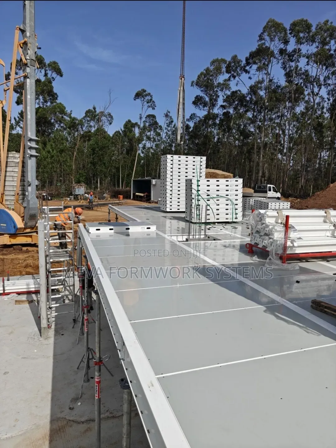 Slab Panel Formwork, Propping