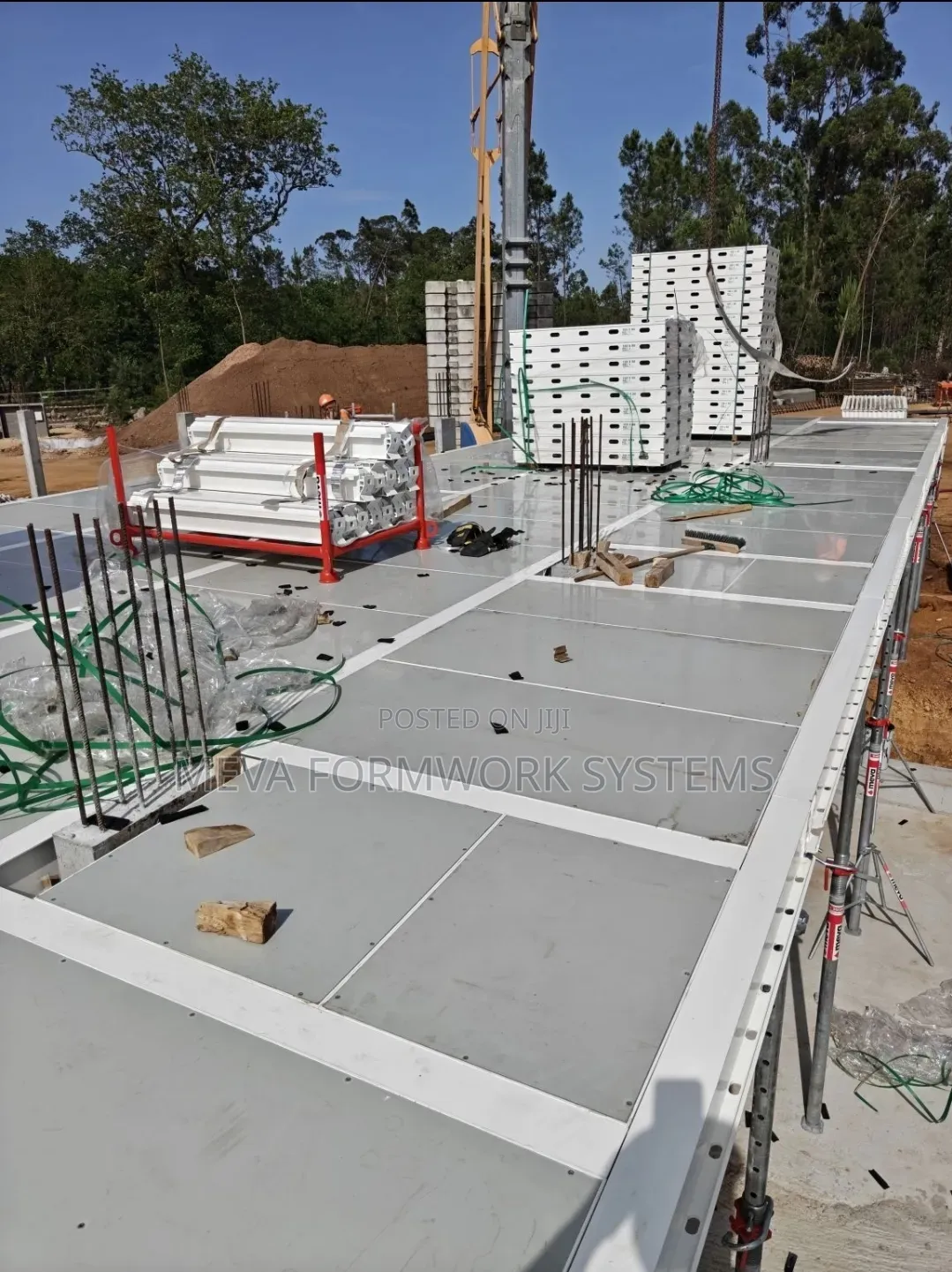 Slab Panel Formwork, Propping