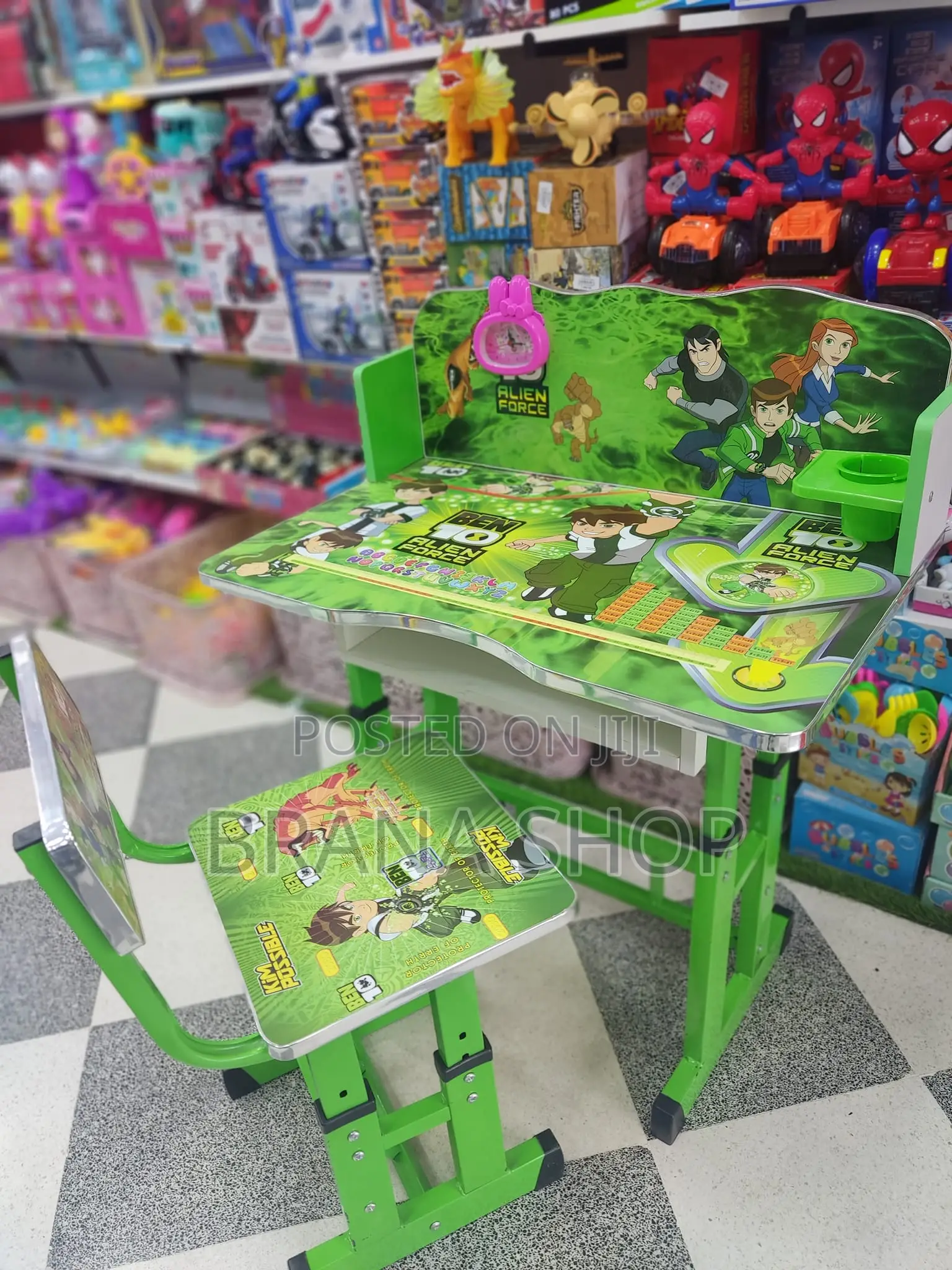 Green Study Desk Set for Tuition