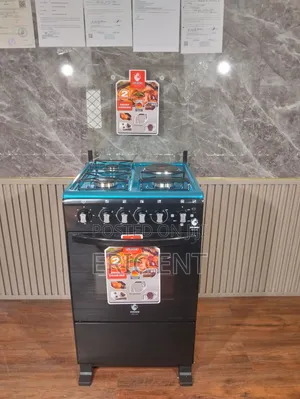 Euroken Free Standing (50BY55) 3 Gas Burner +1 Electric Cooker