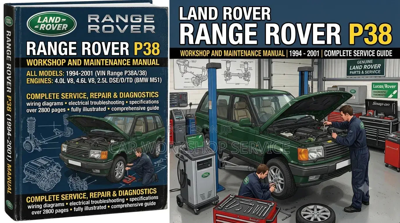 CARS SERVICE MANUAL: 100in1. Landrover BMW Pajero, Golf, Mazda, Benz