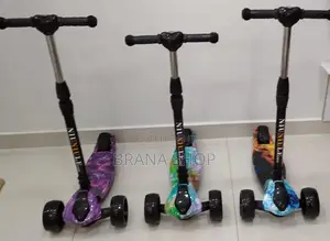 3-Wheeled Colorful Scooter