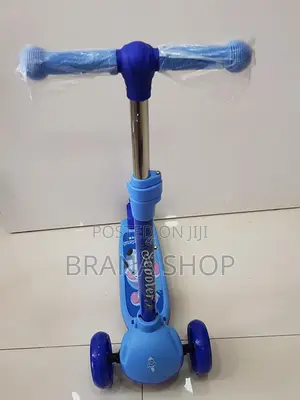 Blue 3-Wheeled Kid Scooter