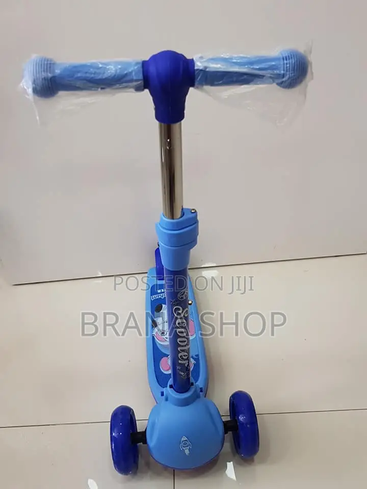 Blue 3-Wheeled Kid Scooter