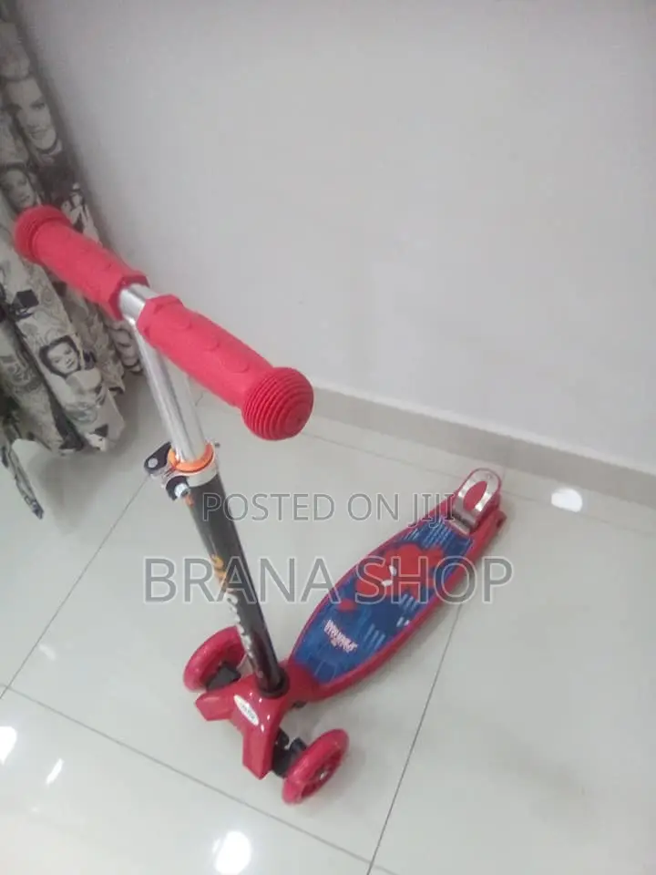Red Spiderman Themed Scooter