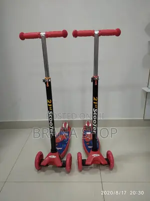 Red Spiderman Themed Scooter