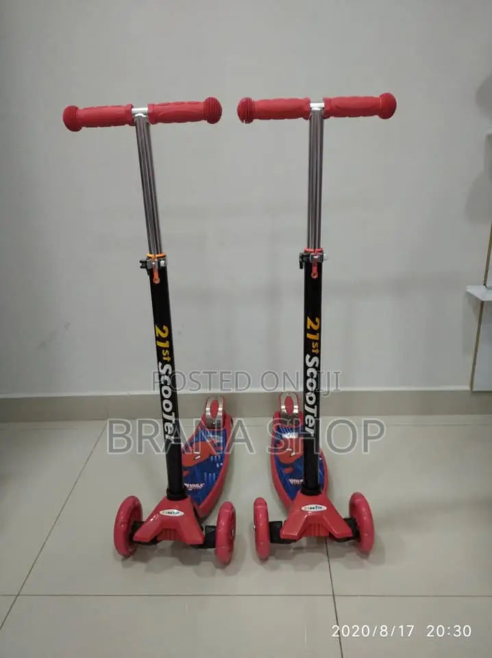 Red Spiderman Themed Scooter