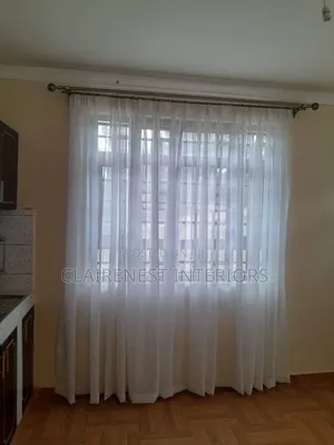 Wide and Small Windows Plain White Window Sheers