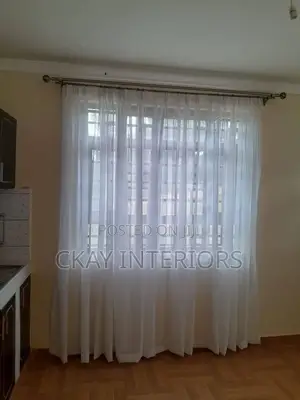 Wide and Small Windows Plain White Window Sheers