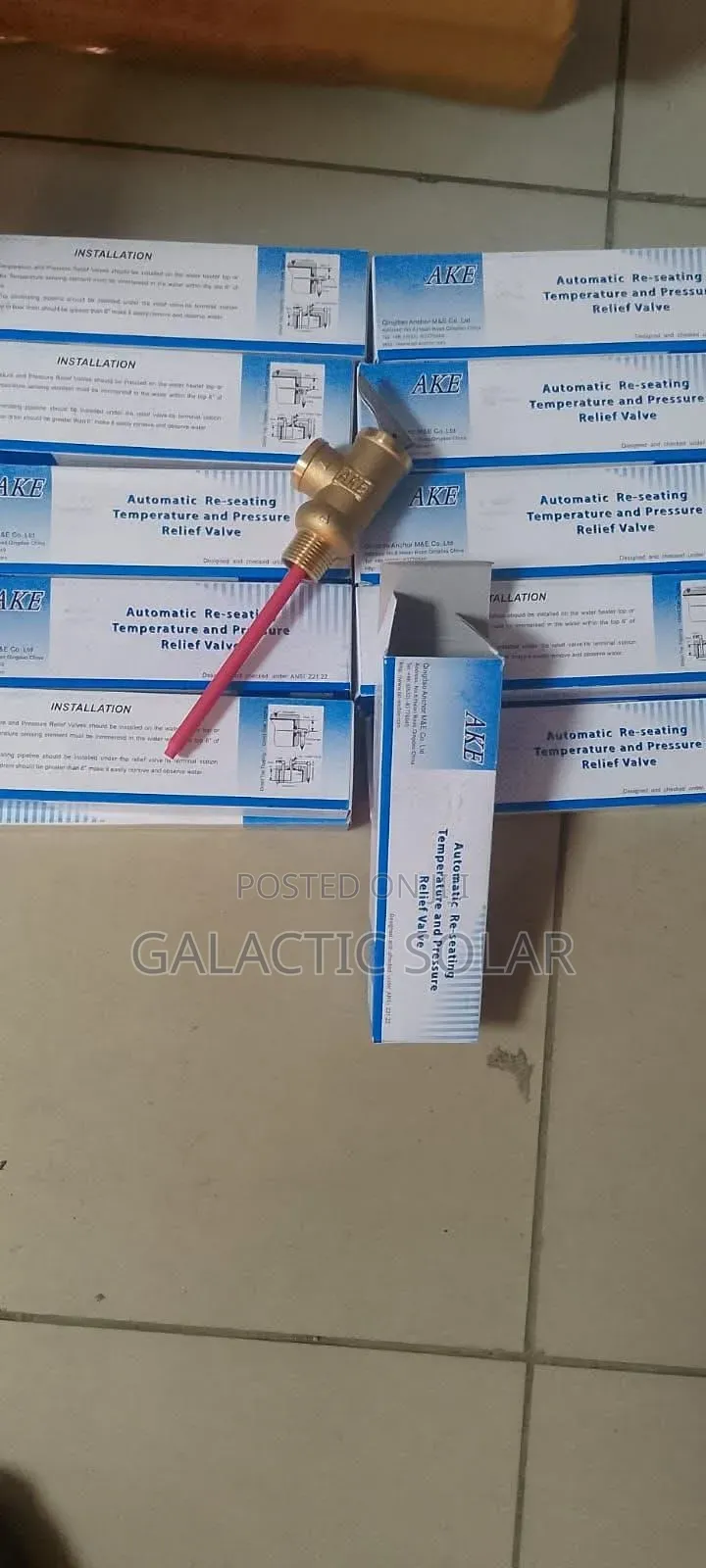 Pressure and Temperature Relief Valves /Pt Valves