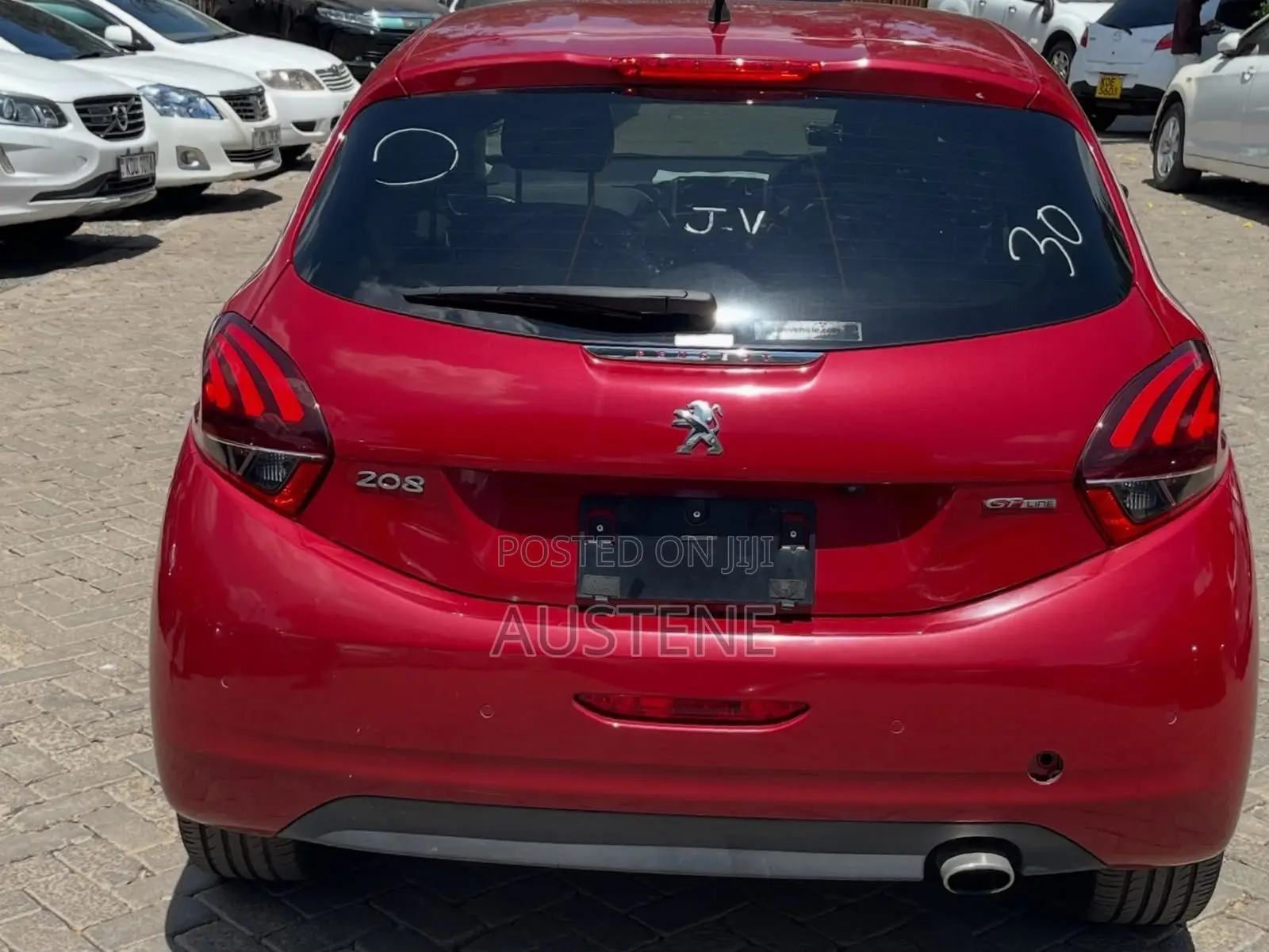 Peugeot 208 2019 Red