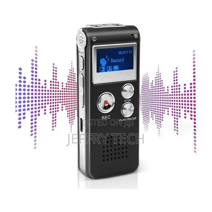 16GB Digital Voice Recorder Portable USB Audio Recorder With LCD Dis