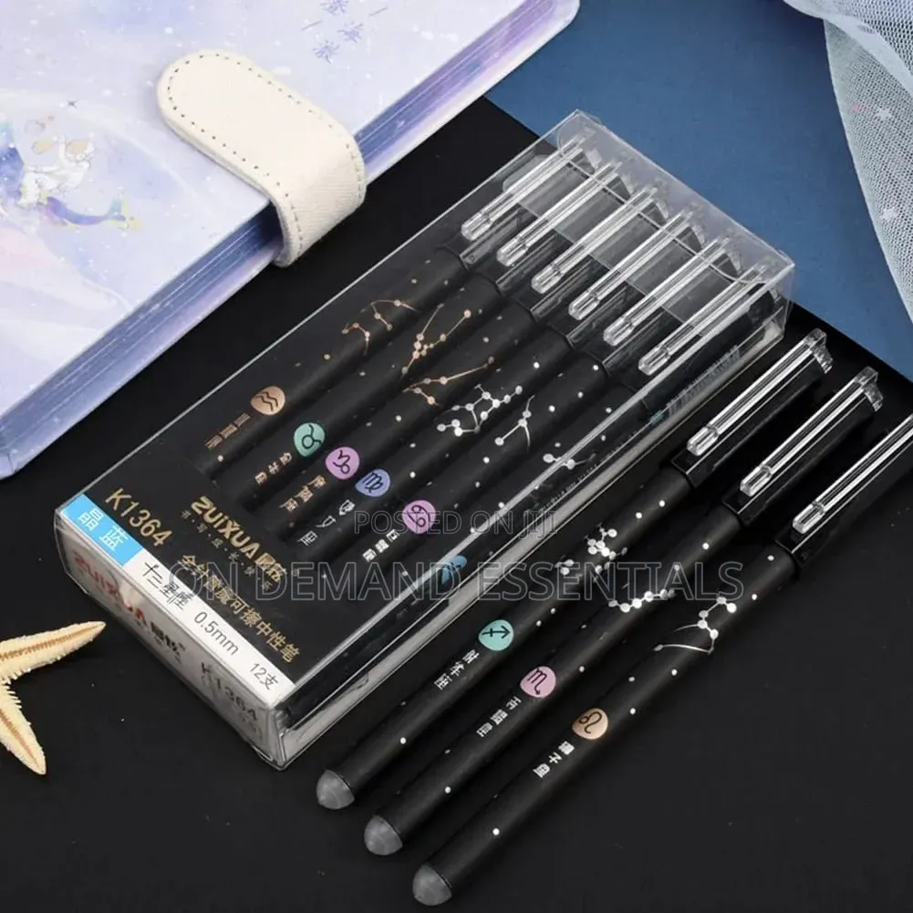 12 Set Erasable Gel Pens