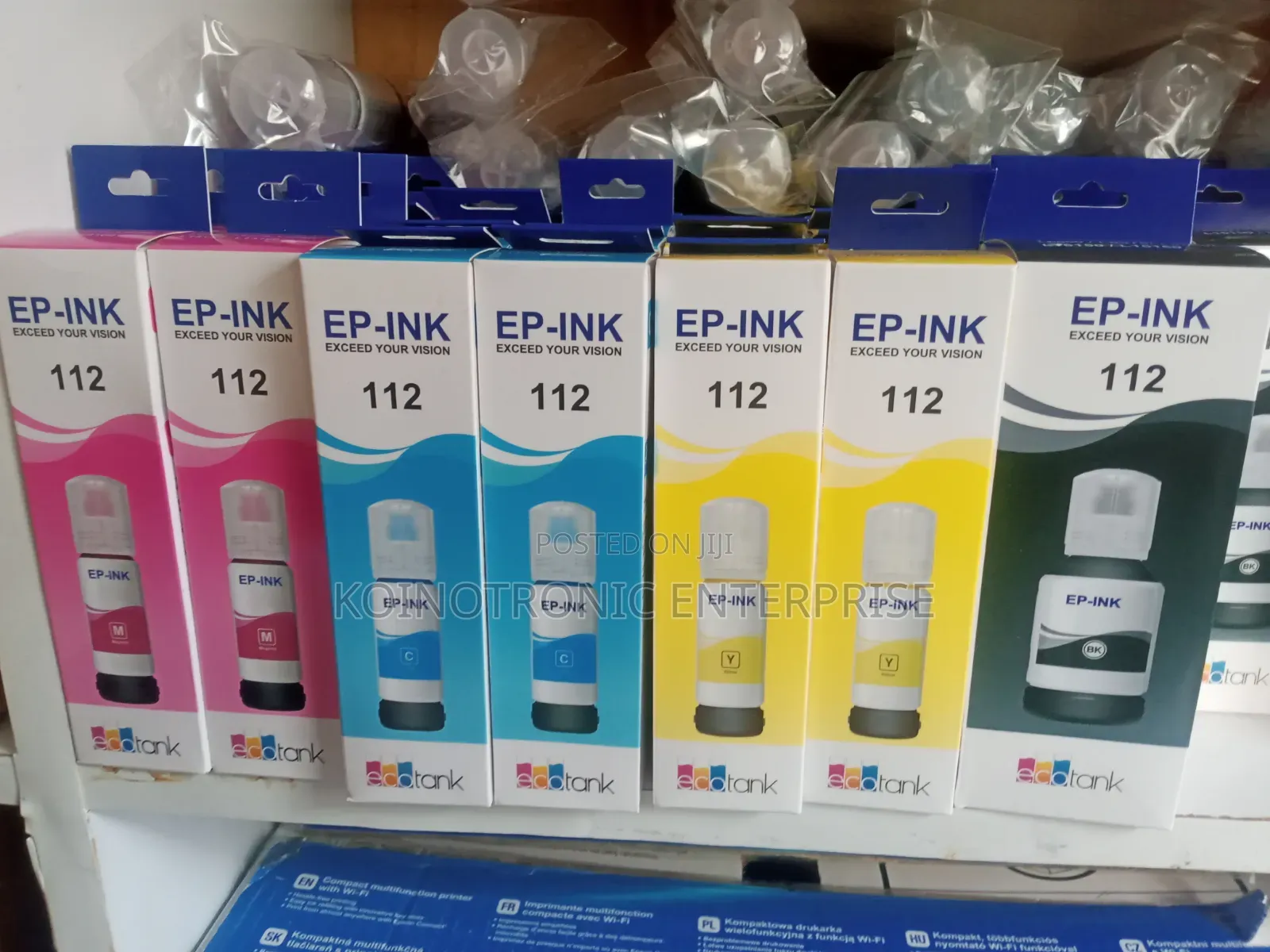 EP-INK 112 Inks for Epson EcoTank L6490, L6550,L6570 and L6580
Printer