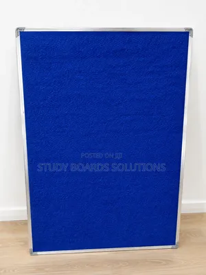 4x3ft Blue Notice Pin Board–Keep Important Information Displayed