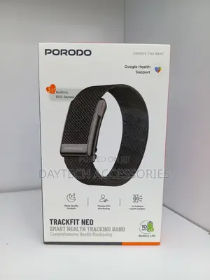 The Porodo TrackFit Neo Screenless Smart Health Tracking Band.