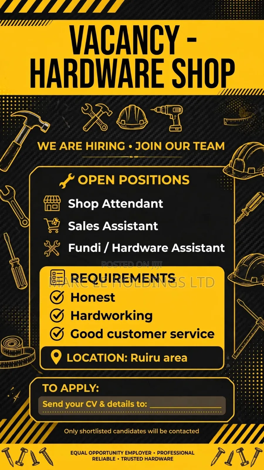 Hardware Attendant