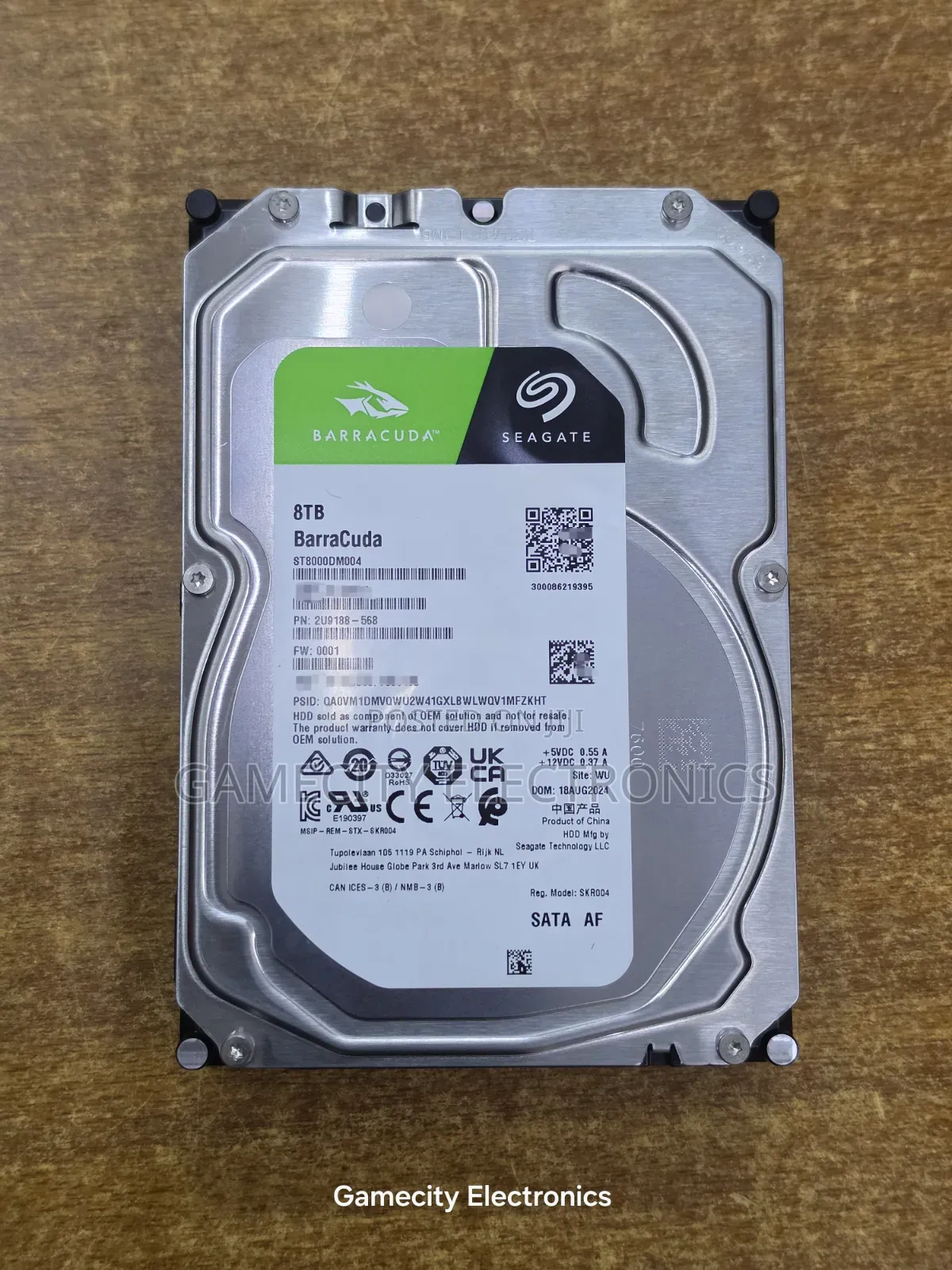 8TB Seagate Barracuda Surveillance and Desktop Hard Disk Drive