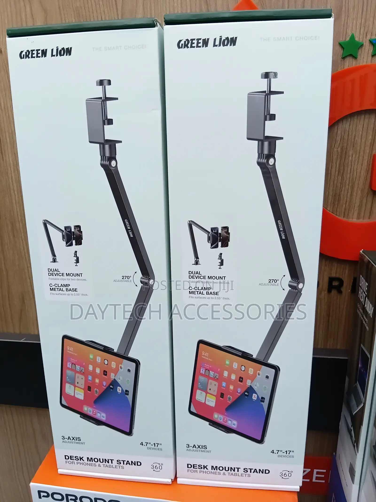 Green Lion Desk Mount Stand for Phones & Tablets