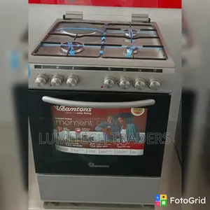 60*60 Ramtons 3g+1e  Silver Standing Cooker- Rc/820