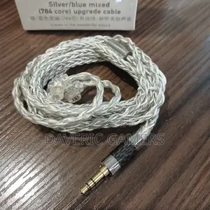 KZ Silver/Blue Mixed 784-Core Upgrade Cable