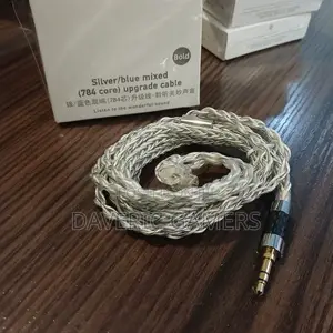 KZ Silver/Blue Mixed 784-Core Upgrade Cable
