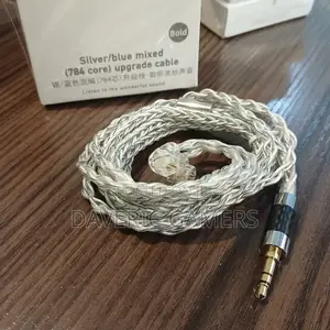 KZ Silver/Blue Mixed 784-Core Upgrade Cable