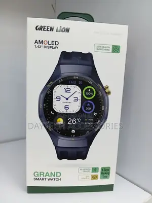 The Green Lion Grand Smart Watch in Blue.
