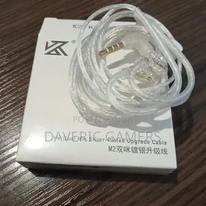 KZ M2 Dual Mic Silver-Plated Upgrade Cable
