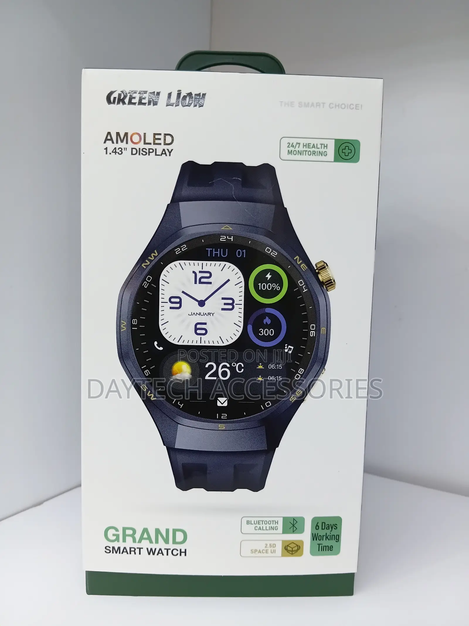 The Green Lion Grand Smart Watch Fitness Tracker.