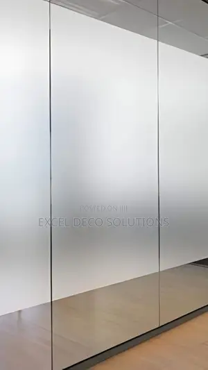 Frosted Film With Modern Decorative Glass Finish