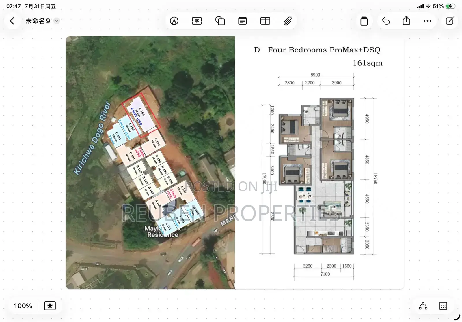 Furnished 4bdrm Apartment in Maylan Park, Kileleshwa for sale