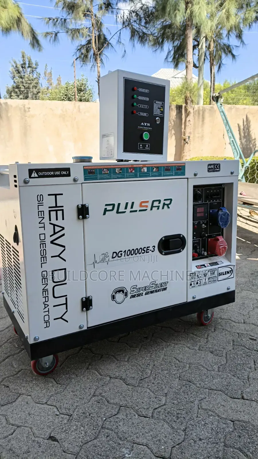 10kva 8kw Pulsar Dual Phase Silent Diesel Genset With ATS