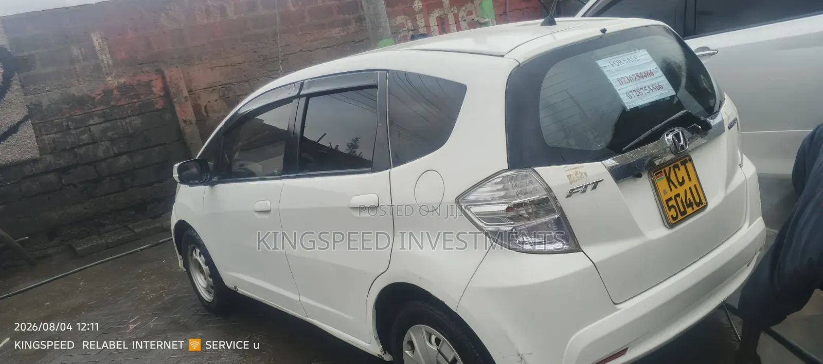 Honda Fit 2012 White