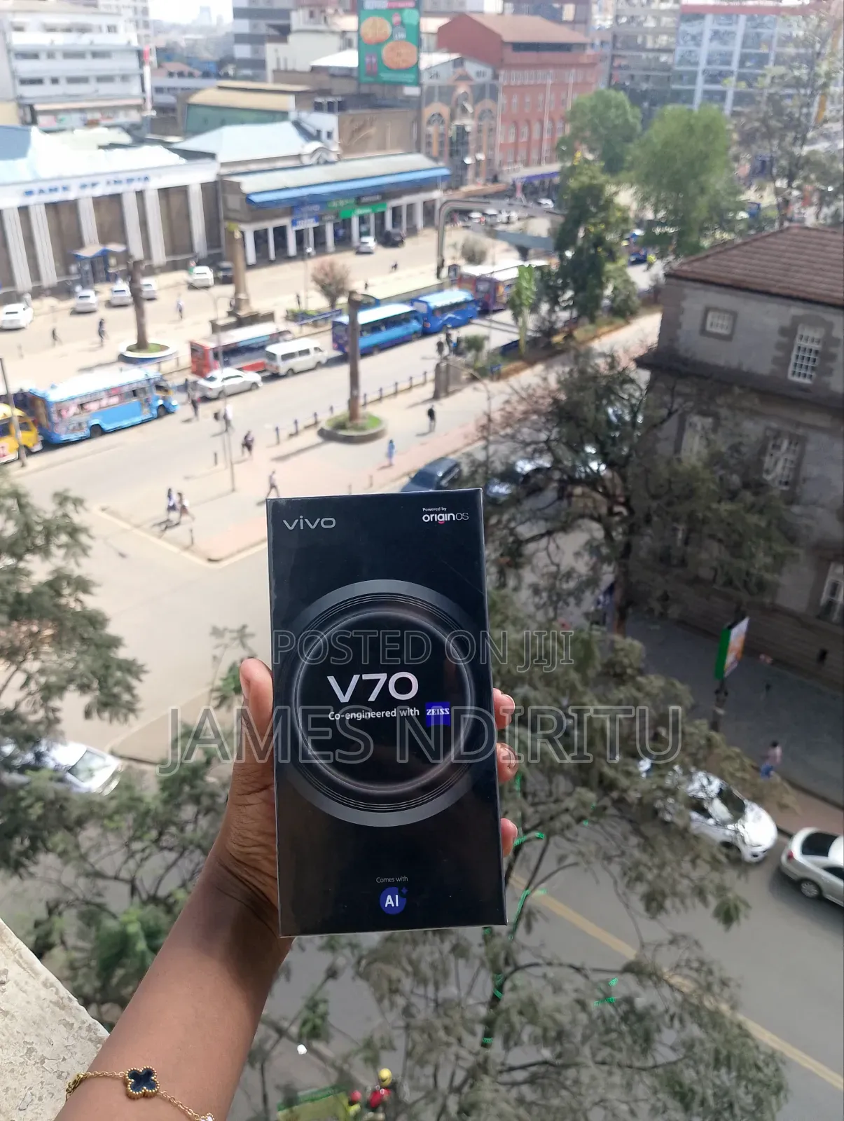 New Vivo V70 256 GB Black